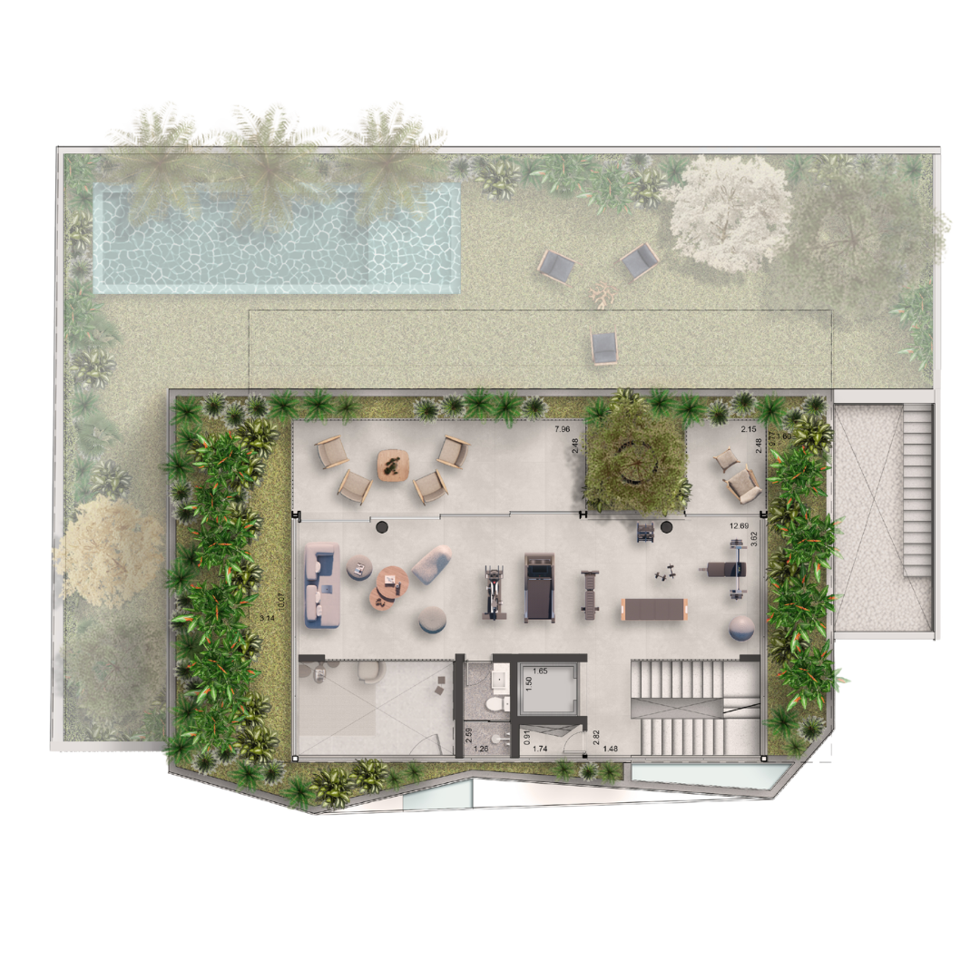 2º Pavimento — Academia